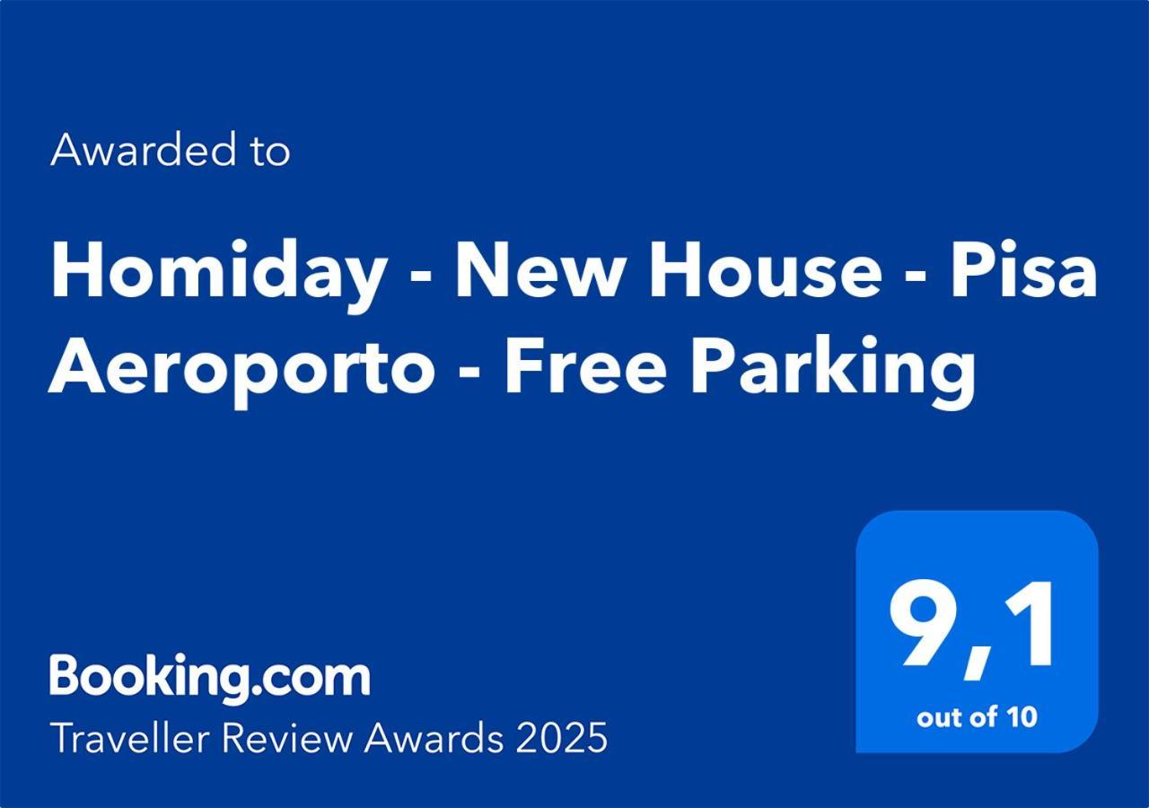 Homiday - New House - Pisa Aeroporto - Free Parking Lägenhet Exteriör bild